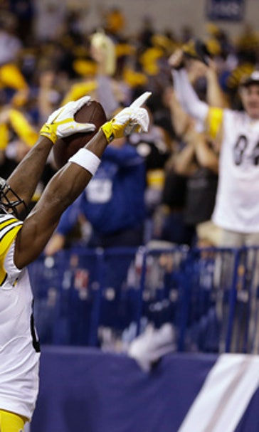 Brown scores 3 TDs for Steelers in 28-7 win over Colts